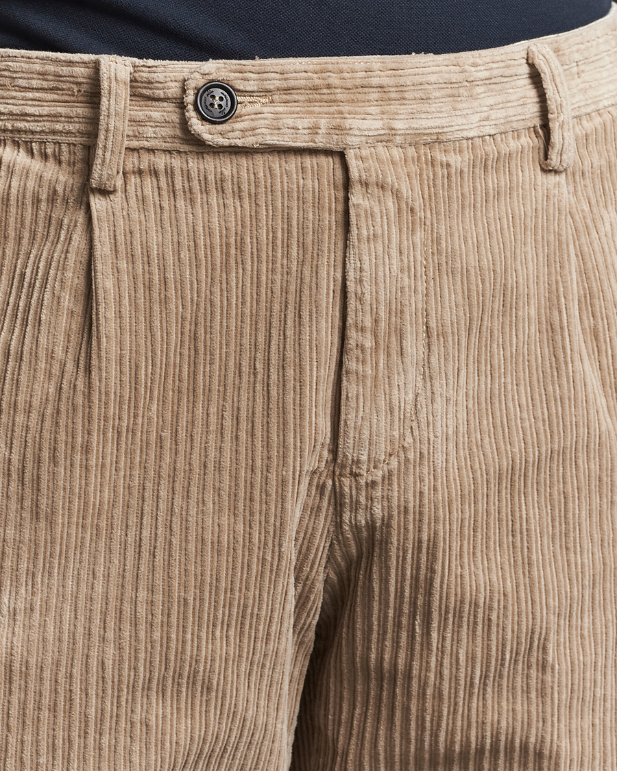 Herre | Bukser | Massimo Alba | Ionio Wale Corduroy Trousers Beige