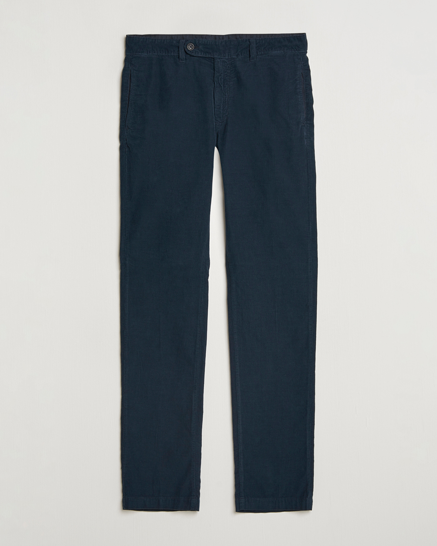 Herre | Bukser | Massimo Alba | Baby Corduroy Trousers Navy