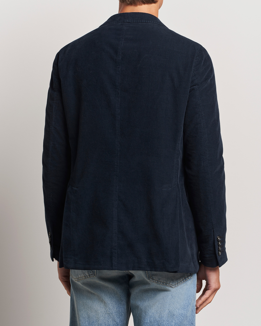 Herre | Blazere & jakker | Massimo Alba | Baby Corduroy Blazer Navy