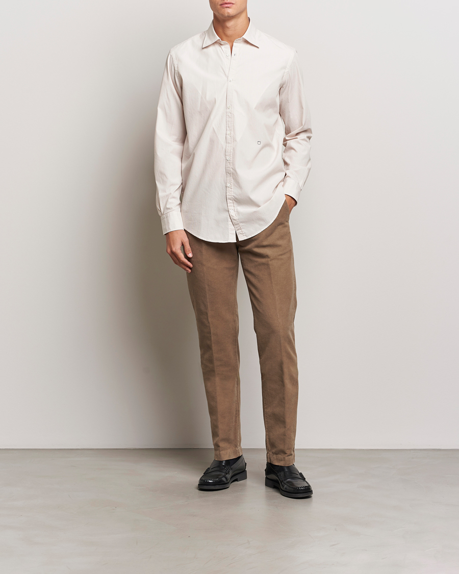 Herre | Skjorter | Massimo Alba | Genova Casual Shirt Beige Stripe