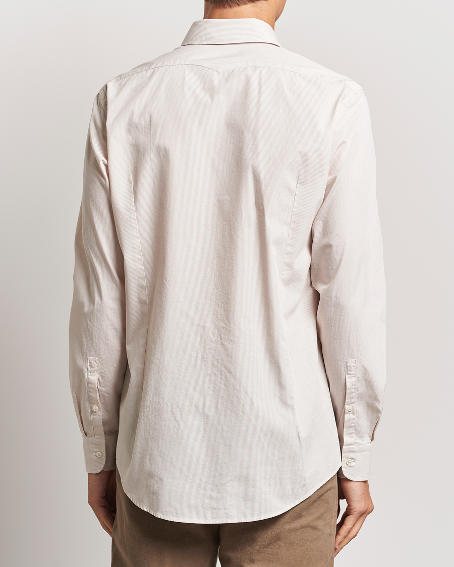 Herre | Skjorter | Massimo Alba | Genova Casual Shirt Beige Stripe