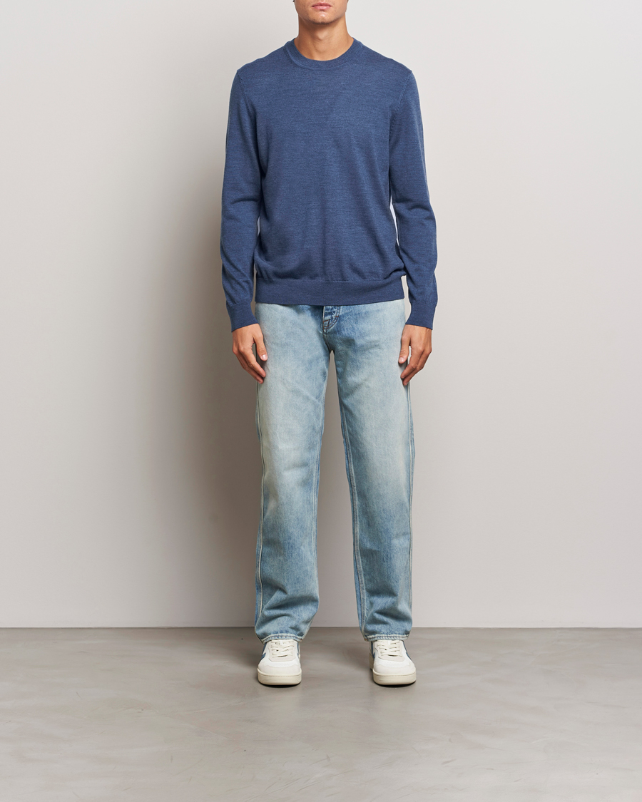 Herre | Trøjer | NN07 | Ted Merino Crew Neck Pullover Bering Sea