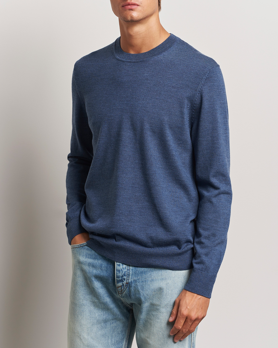 Herre | Trøjer | NN07 | Ted Merino Crew Neck Pullover Bering Sea