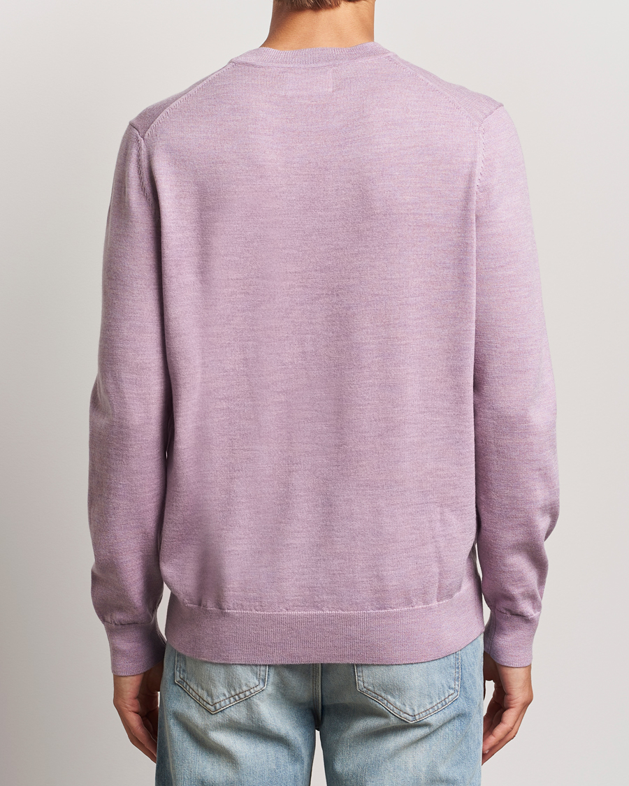 Herre | Trøjer | NN07 | Ted Merino Crew Neck Pullover Grape Shake
