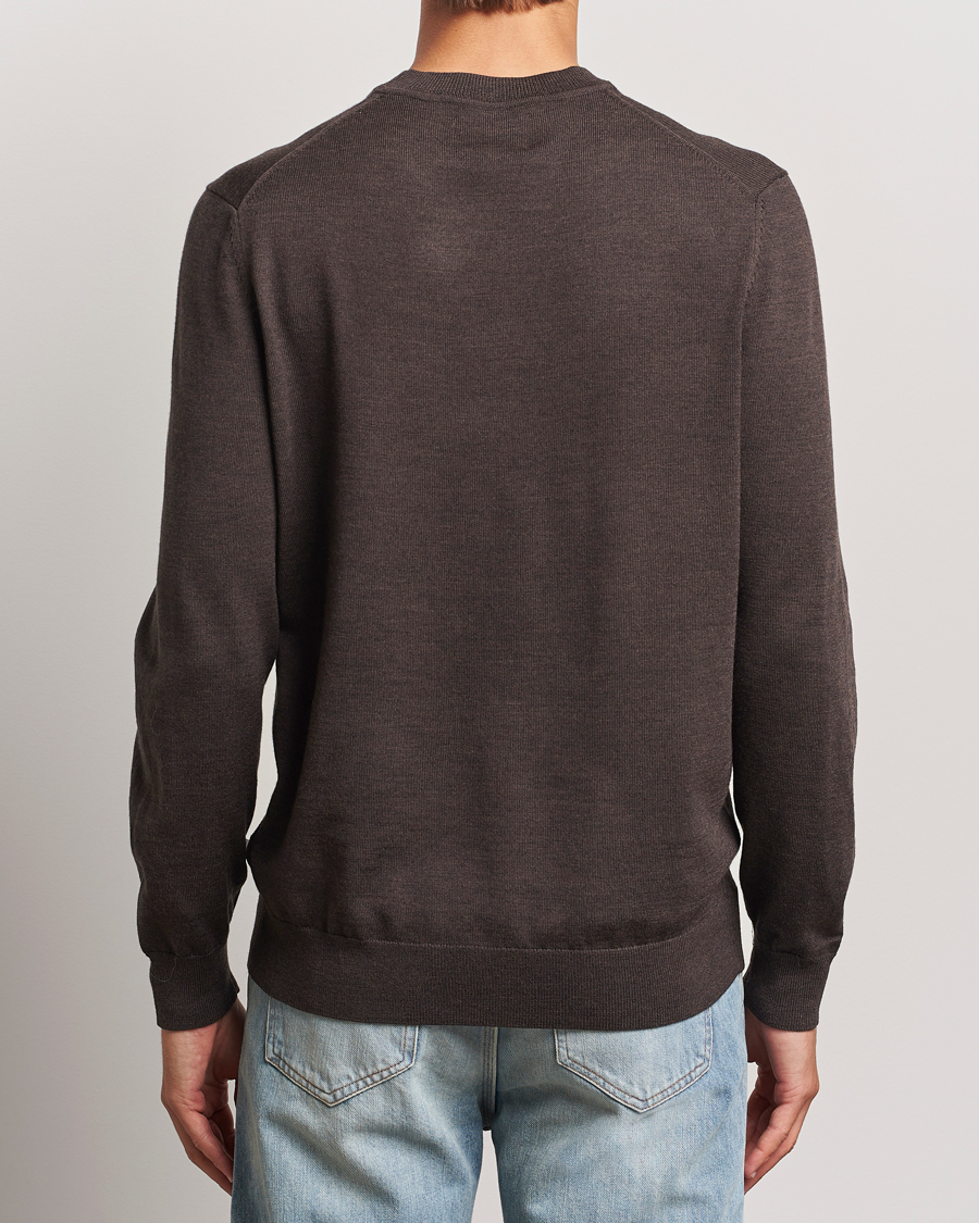 Herre | Trøjer | NN07 | Ted Merino Crew Neck Pullover Demitase Brown