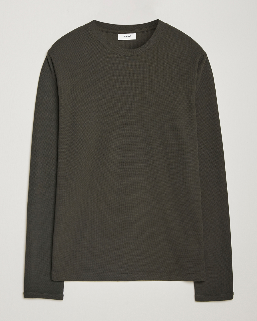 Herre | Trøjer | NN07 | Clive Knitted Sweater Dark Army