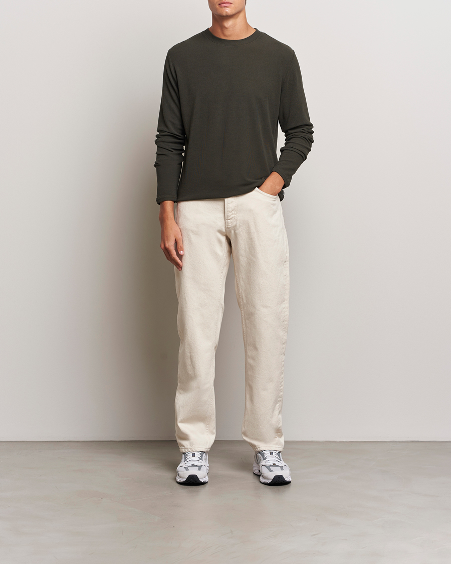 Herre | Trøjer | NN07 | Clive Knitted Sweater Dark Army