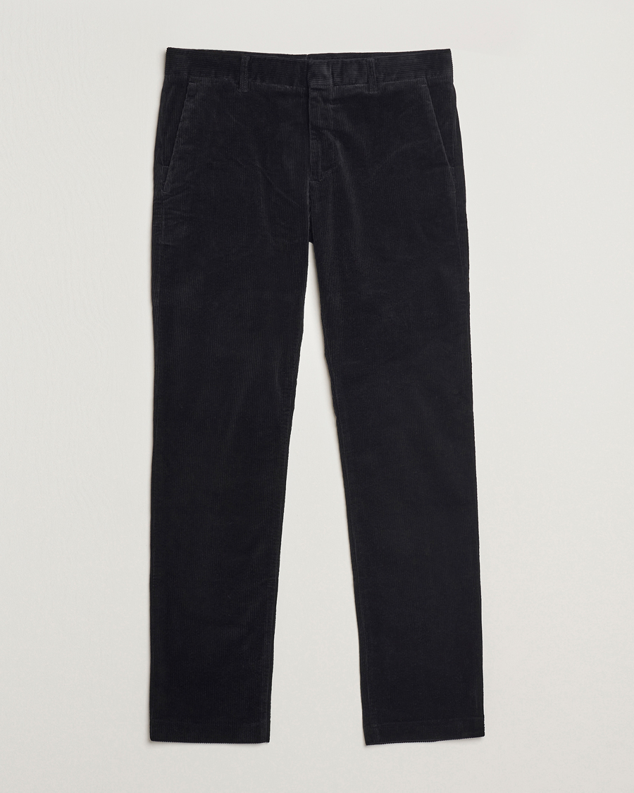 Herre | Bukser | NN07 | Theo Regular Fit Corduroy Chinos Black