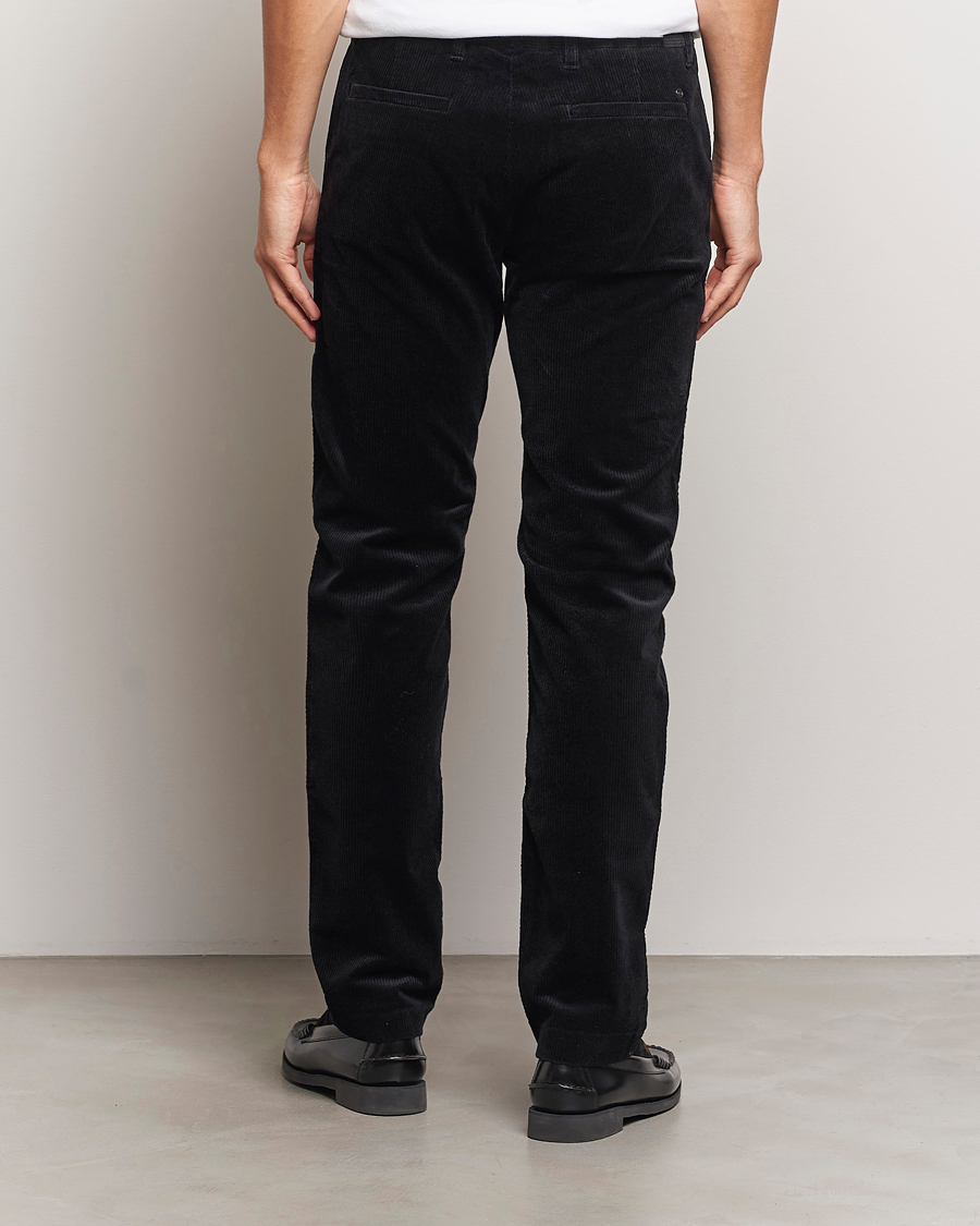 Herre | Bukser | NN07 | Theo Regular Fit Corduroy Chinos Black