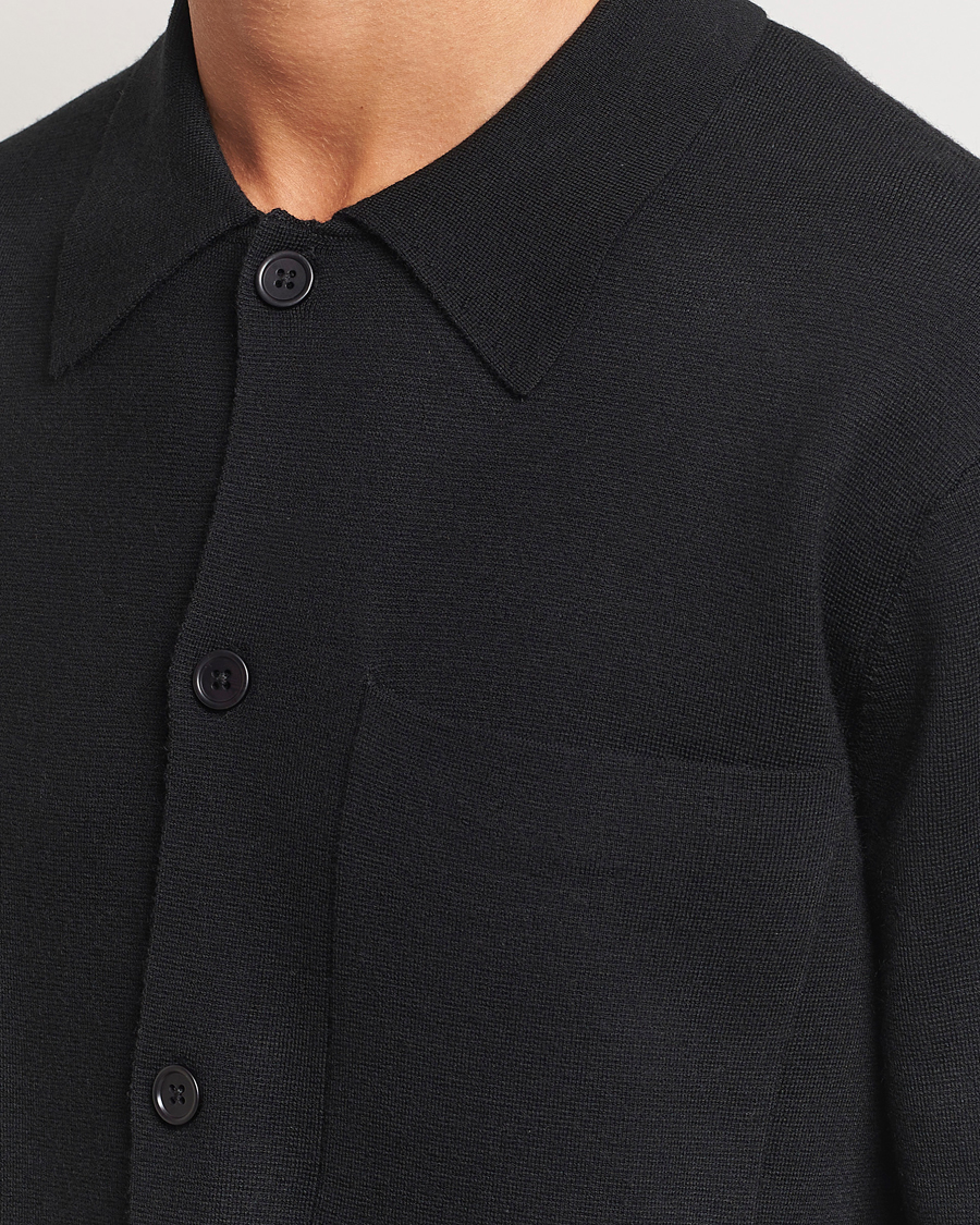 Herre | Trøjer | NN07 | Jonas Cotton/Modal Cardigan Black