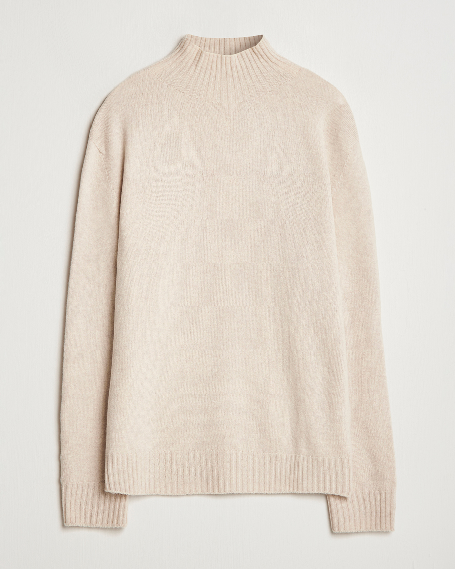 Herre | Trøjer | NN07 | Clark Wool Knitted Polo Ecru