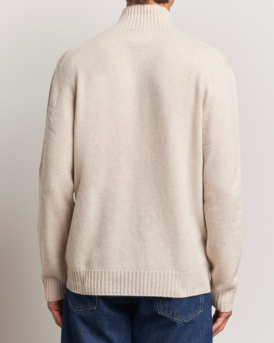 Herre | Trøjer | NN07 | Clark Wool Knitted Polo Ecru