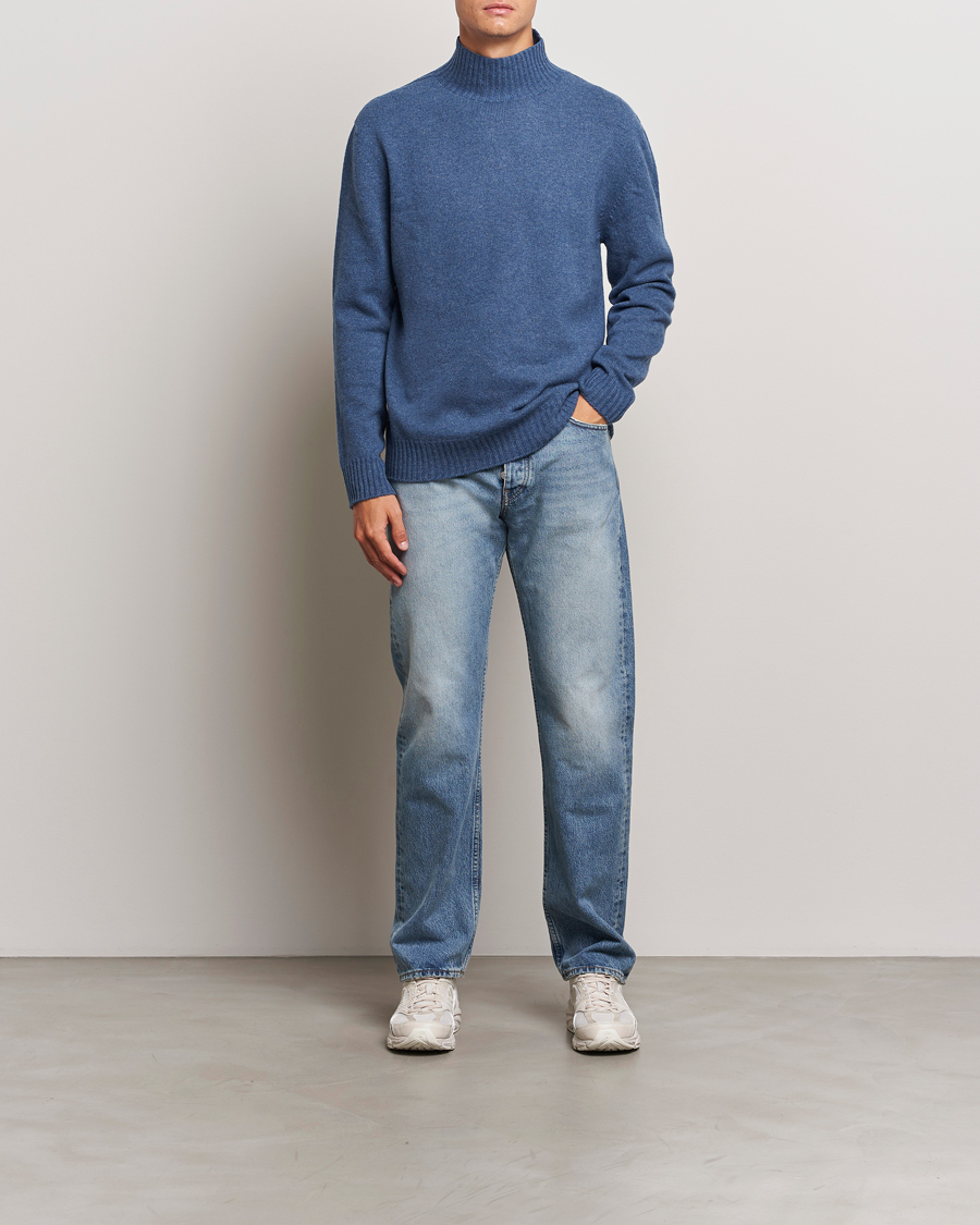 Herre | Trøjer | NN07 | Clark Wool Knitted Polo Bering Sea