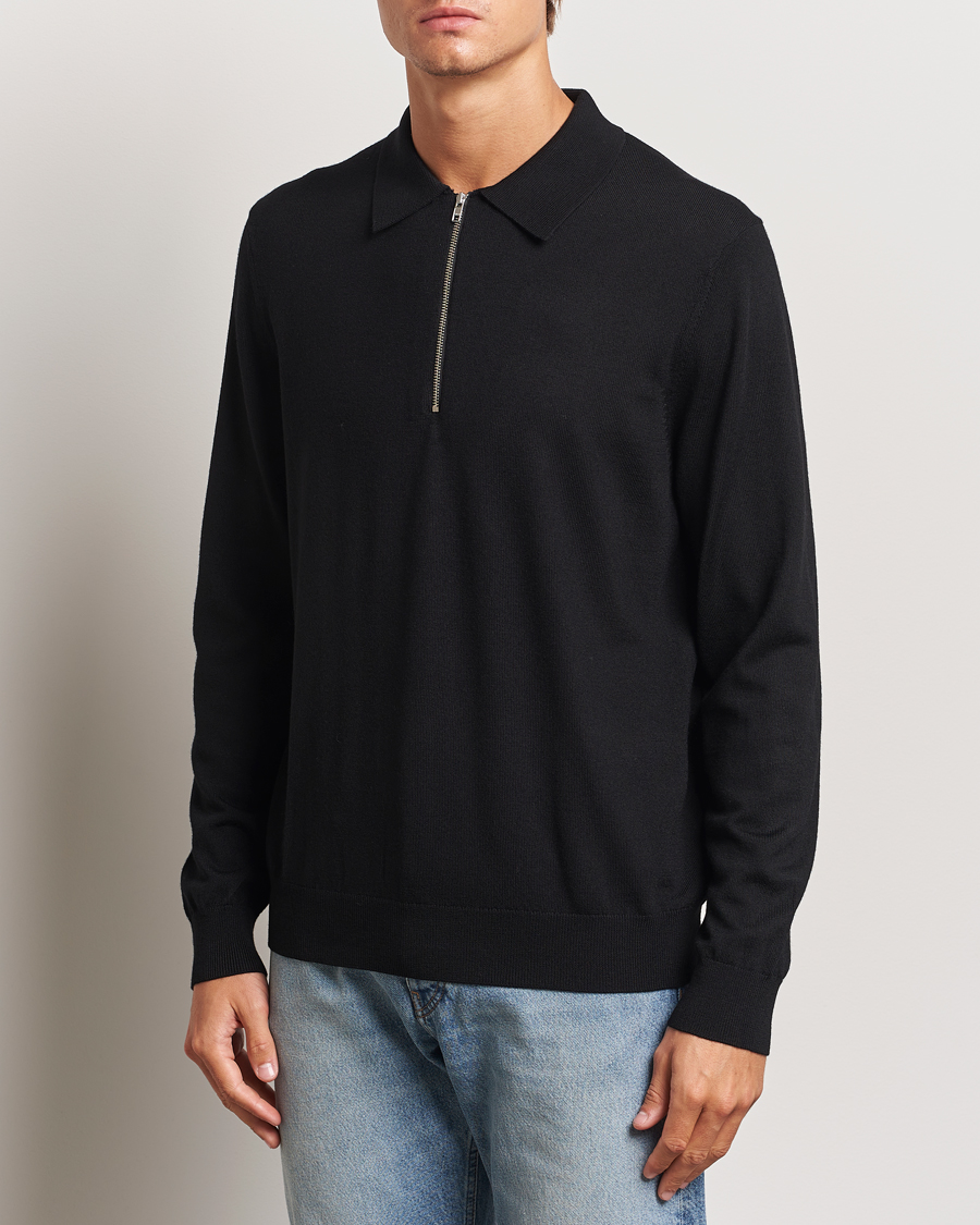 Herre | Trøjer | NN07 | Sergio Half Zip Black