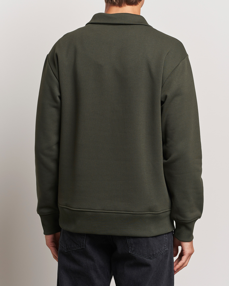 Herre | Trøjer | NN07 | Briggs Half Zip Sweatshirt Dark Army