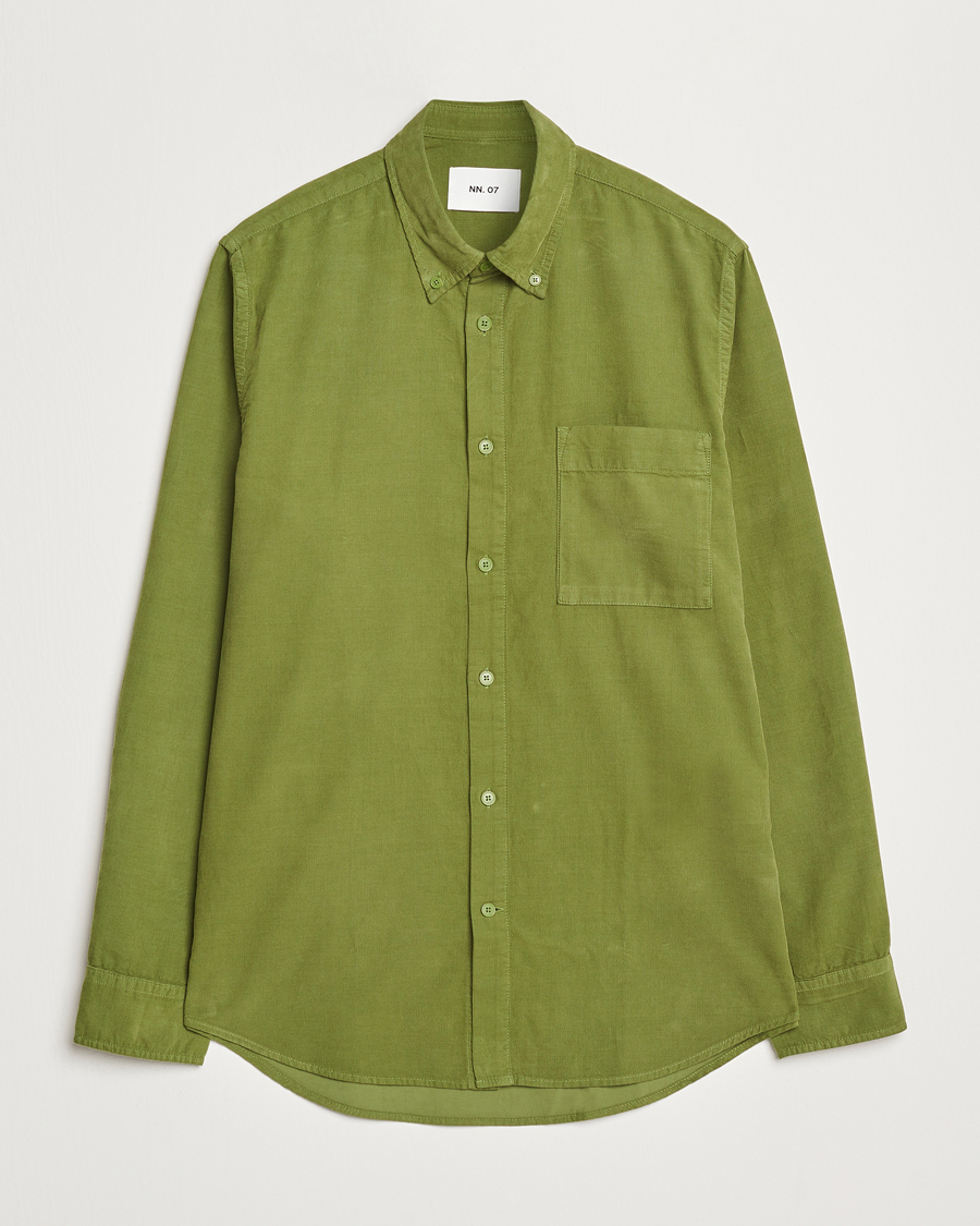 Herre | Skjorter | NN07 | Arne Baby Cord Shirt Cedar Green