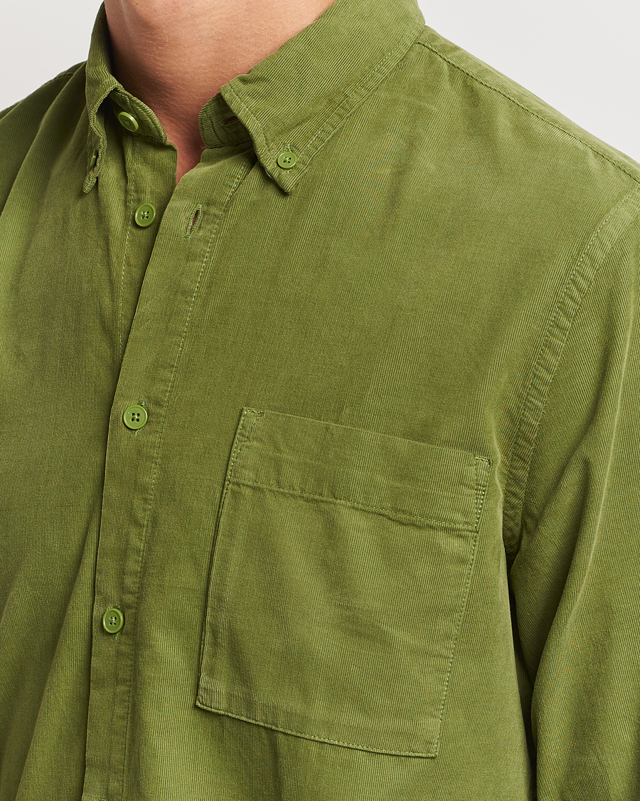 Herre | Skjorter | NN07 | Arne Baby Cord Shirt Cedar Green