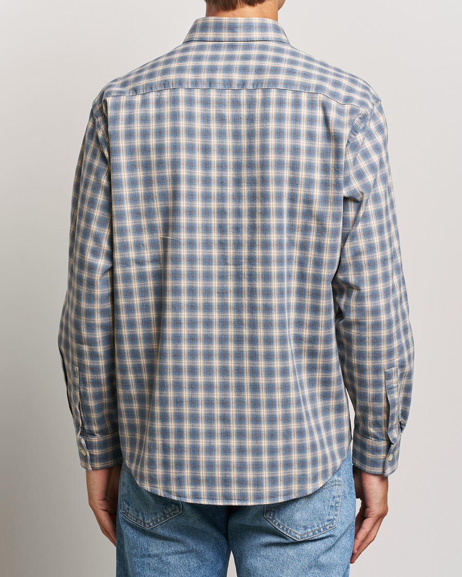 Herre | Skjorter | NN07 | Deon Flannel Shirt Blue Multi