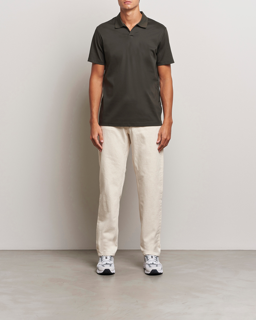 Herre | Polotrøjer | NN07 | Paul Mercerized Polo Dark Army