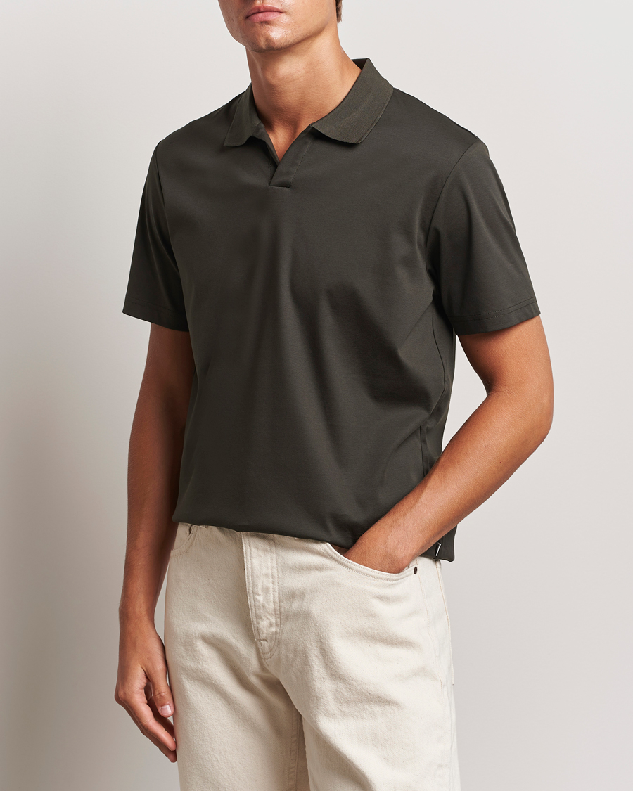 Herre | Polotrøjer | NN07 | Paul Mercerized Polo Dark Army