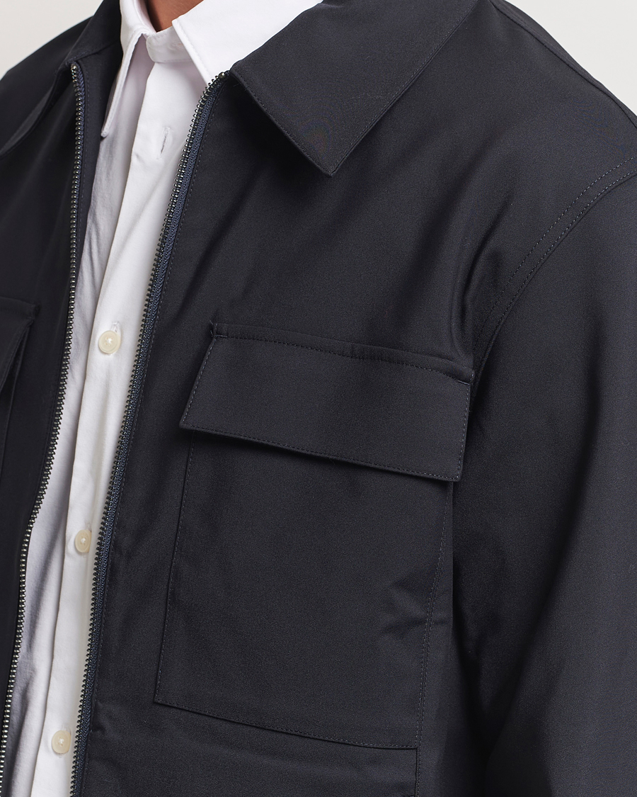 Herre | Skjorter | NN07 | Alban Overshirt Navy Blue