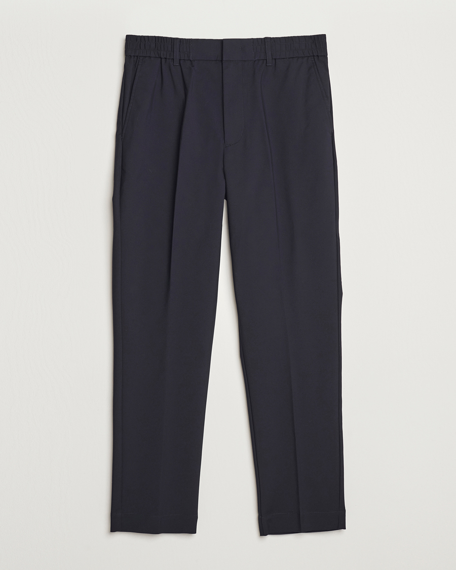 Herre | Bukser | NN07 | Billie Drawstring Trousers Navy Blue