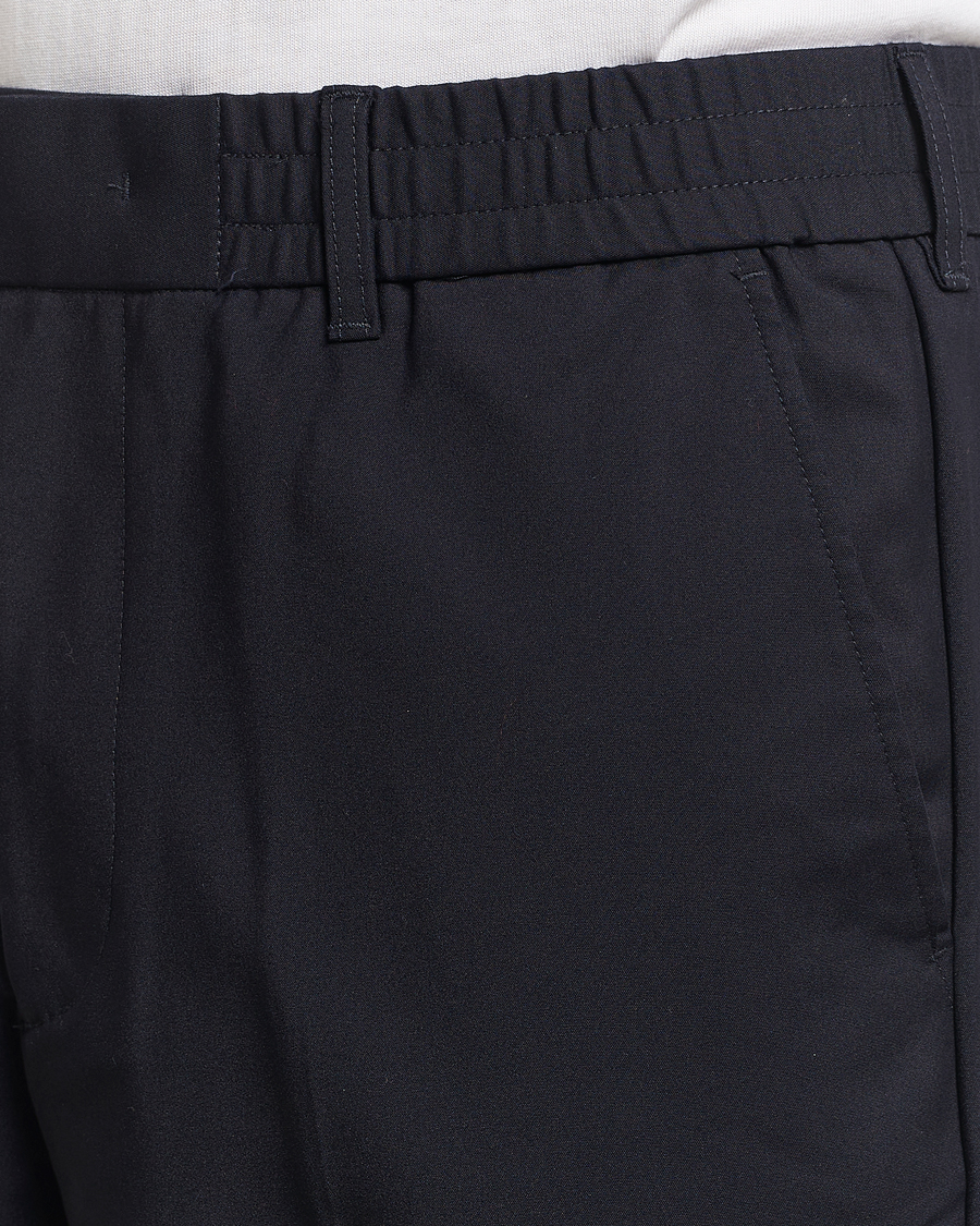 Herre | Bukser | NN07 | Billie Drawstring Trousers Navy Blue