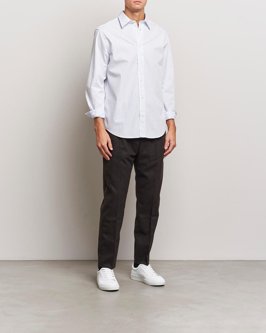 Herre | Bukser | NN07 | Bill Wool Pleated Trousers Dark Brown