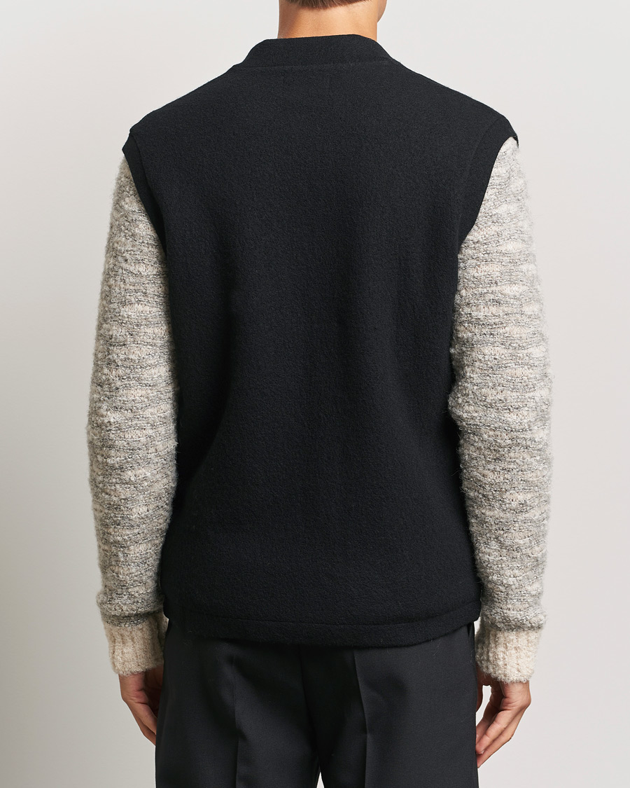 Herre | Trøjer | NN07 | Boiled Wool Vest Black