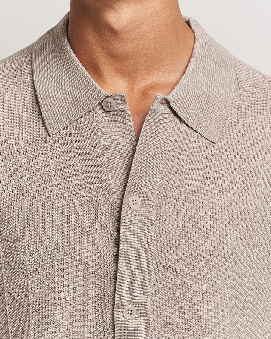 Herre | Trøjer | NN07 | Thor Knitted Cardigan Greige