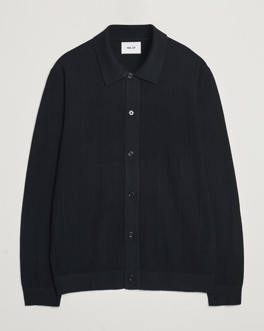 Herre | Trøjer | NN07 | Thor Knitted Cardigan Navy Blue