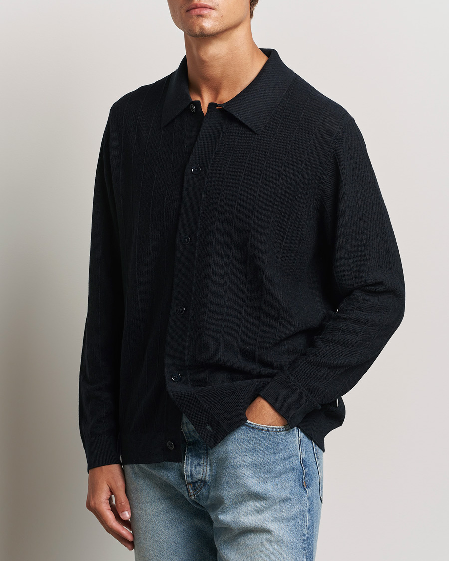 Herre | Trøjer | NN07 | Thor Knitted Cardigan Navy Blue