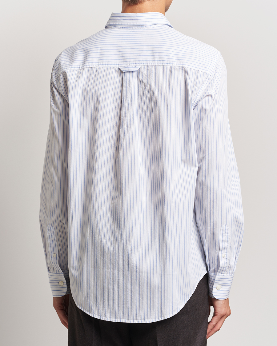 Herre | Skjorter | NN07 | Colby Poplin Striped Shirt White/Blue