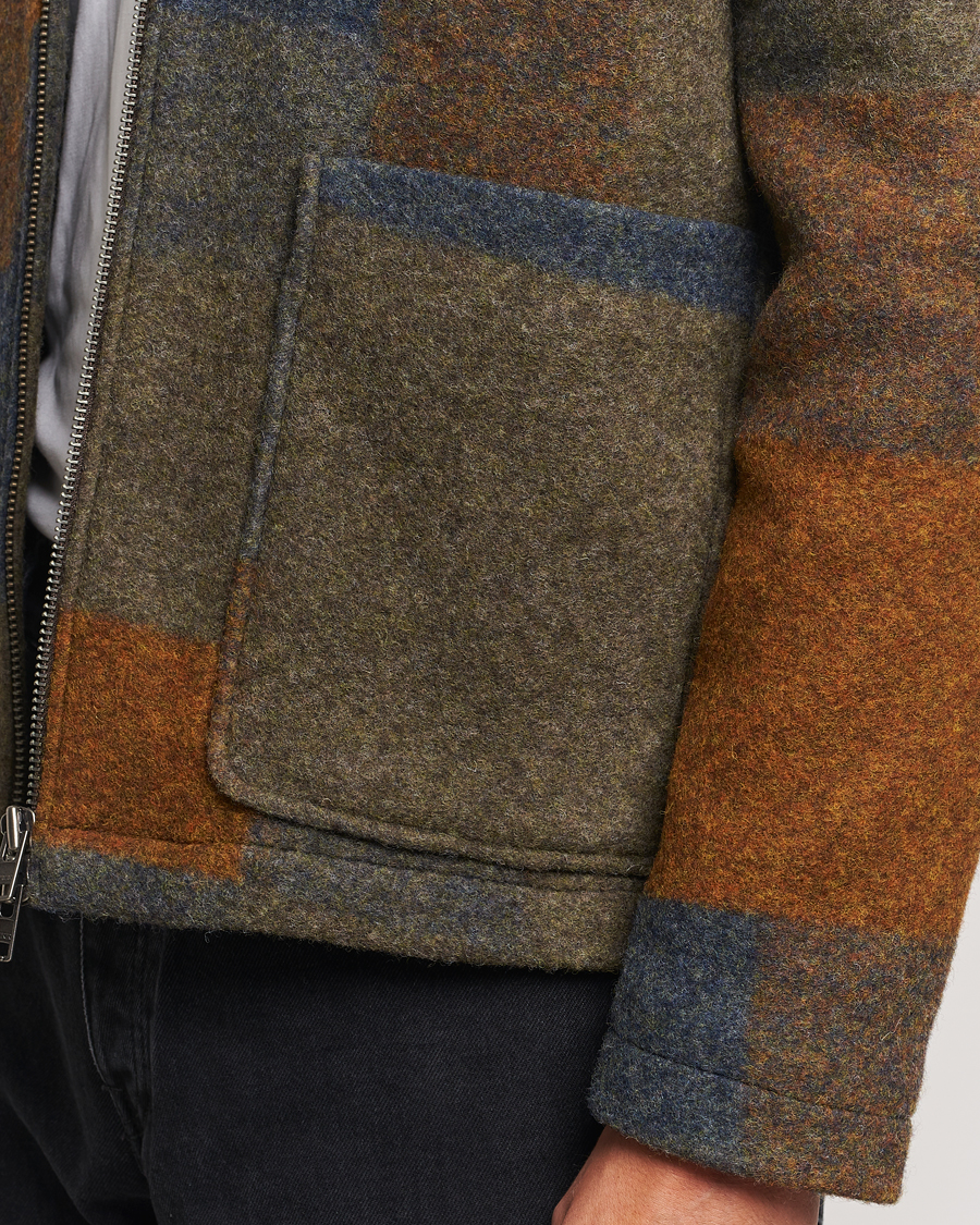 Herre | Jakker | NN07 | Gael Wool Checked Jacket Multi