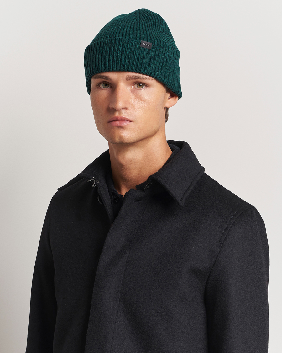 Herre | Paul Smith Cashmere Beanie Green | Paul Smith | Cashmere Beanie Green