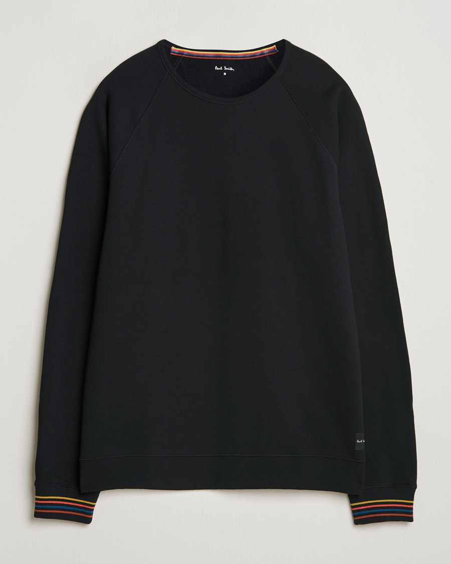 Herre | Trøjer | Paul Smith | Artist Rib Crew Neck Sweatshirt Black