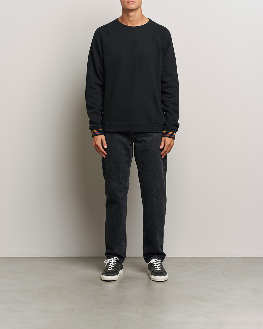 Herre | Trøjer | Paul Smith | Artist Rib Crew Neck Sweatshirt Black