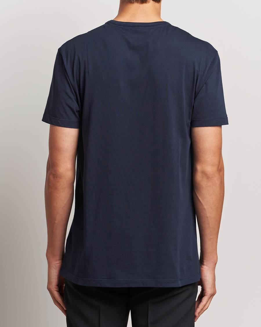 Herre | T-Shirts | Paul Smith | Artist Rib Crew Neck T-Shirt Navy