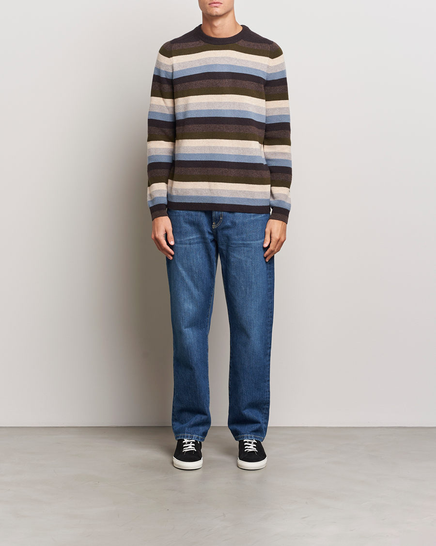 Herre | Trøjer | Paul Smith | Striped Lambswool Knitted Sweater Multi