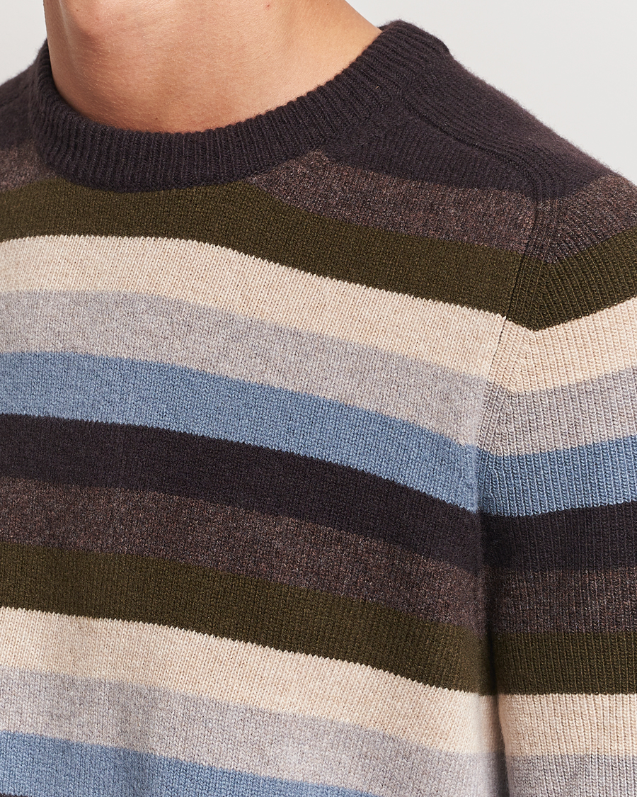 Herre | Trøjer | Paul Smith | Striped Lambswool Knitted Sweater Multi