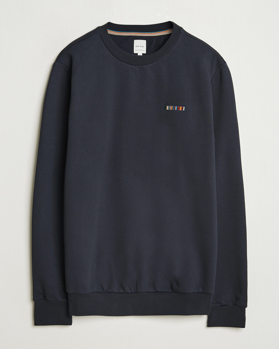 Herre | Trøjer | Paul Smith | Embroidery Crew Neck Sweatshirt Navy
