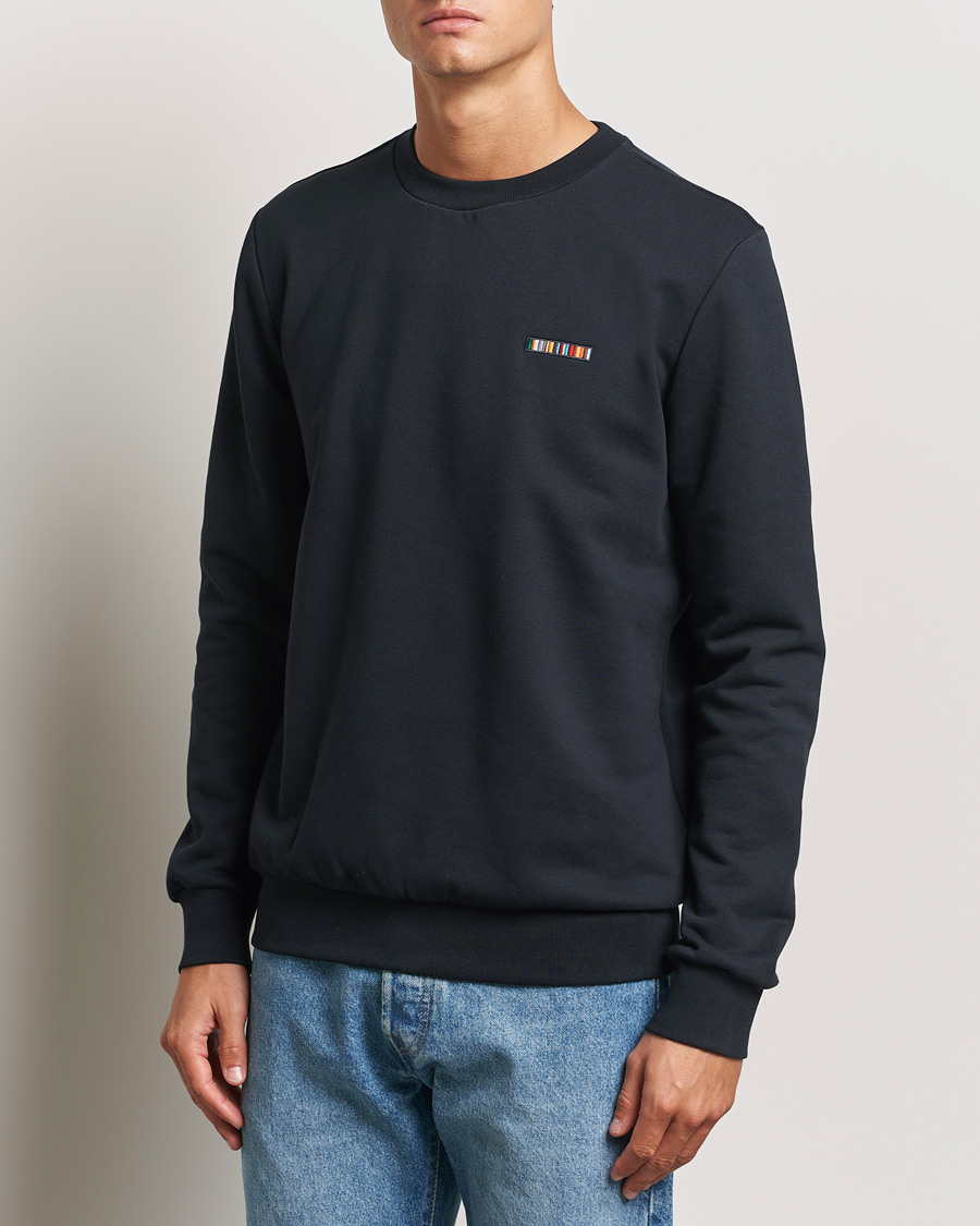 Herre | Trøjer | Paul Smith | Embroidery Crew Neck Sweatshirt Navy