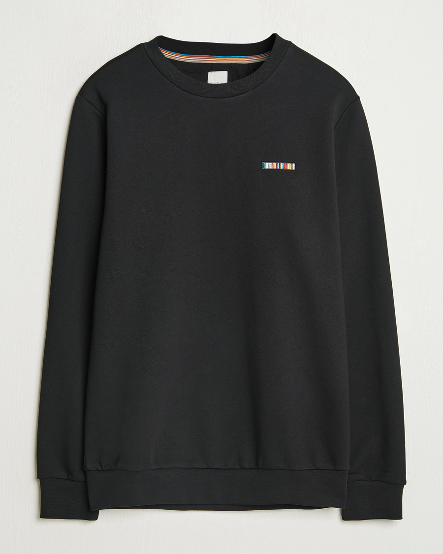 Herre | Trøjer | Paul Smith | Embroidery Crew Neck Sweatshirt Black