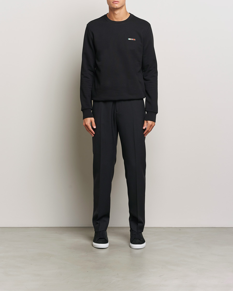 Herre | Trøjer | Paul Smith | Embroidery Crew Neck Sweatshirt Black
