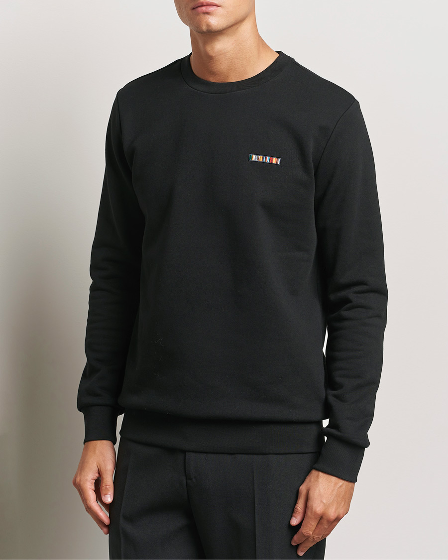 Herre | Trøjer | Paul Smith | Embroidery Crew Neck Sweatshirt Black