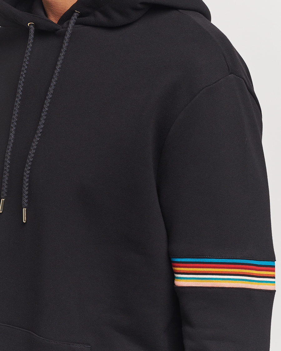 Herre | Trøjer | Paul Smith | Striped Arm Hoodie Black