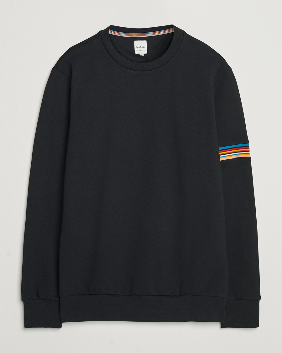 Herre | Trøjer | Paul Smith | Striped Arm Sweatshirt Black