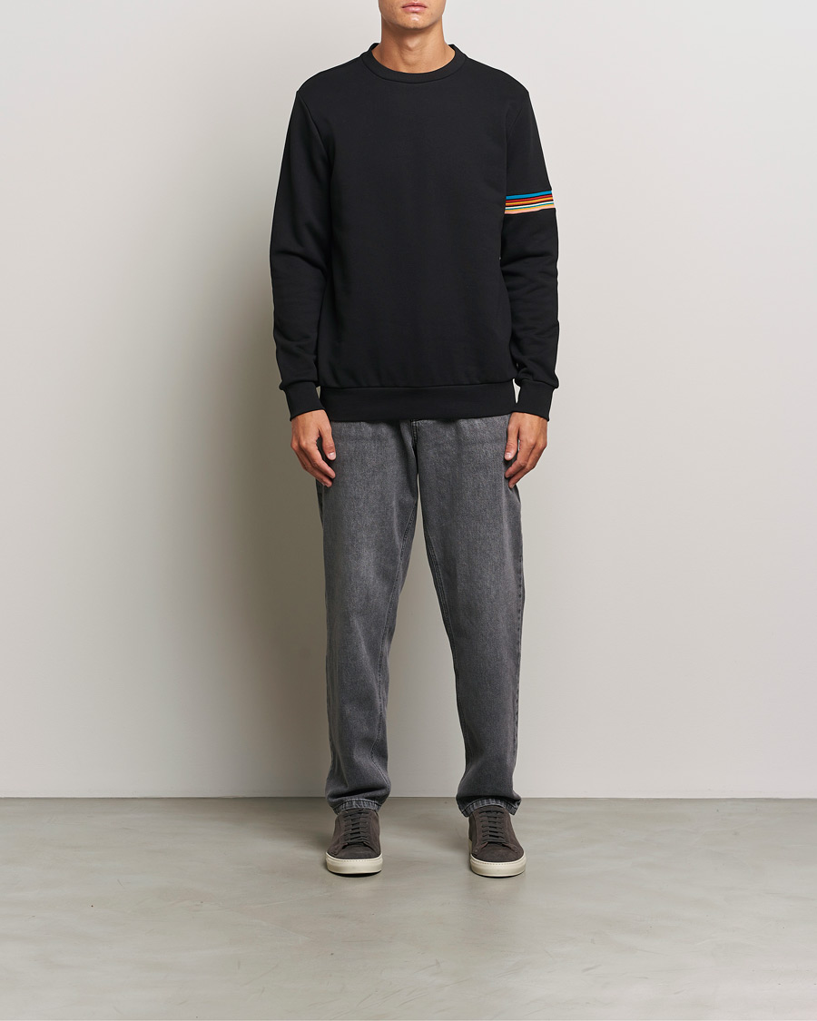 Herre | Trøjer | Paul Smith | Striped Arm Sweatshirt Black