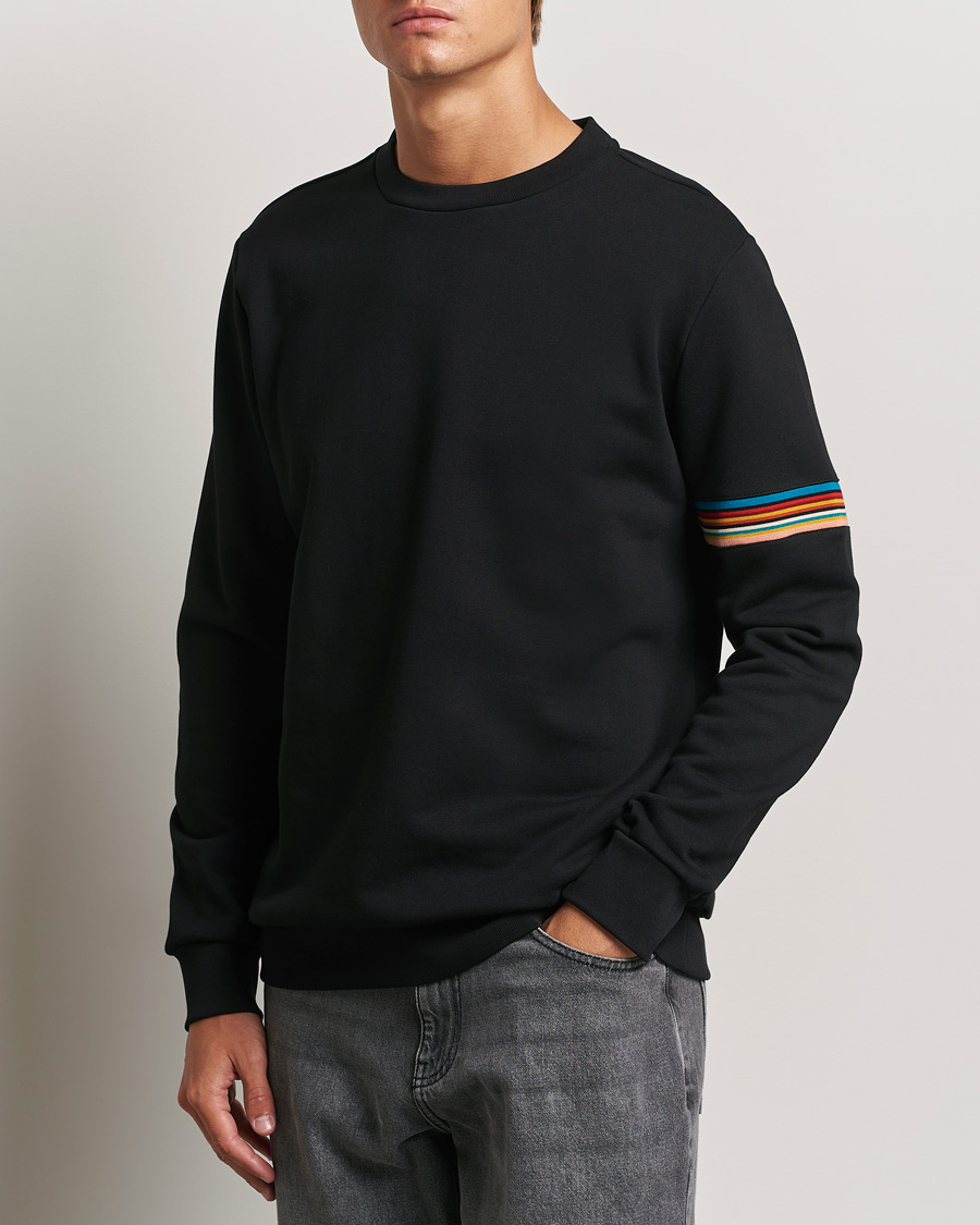 Herre | Trøjer | Paul Smith | Striped Arm Sweatshirt Black