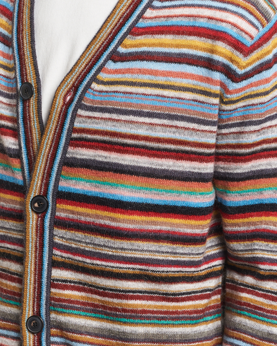Herre | Trøjer | Paul Smith | Striped Wool Cardigan Multi